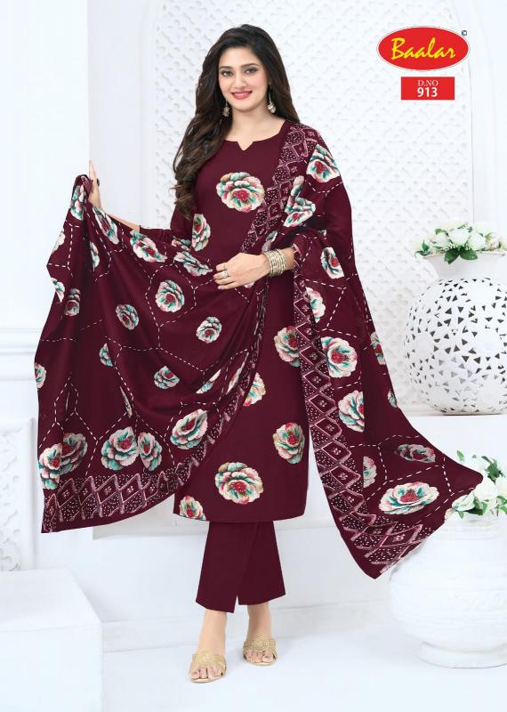 Baalar pashmina vol 9 wholesale cotton dress material catalogue